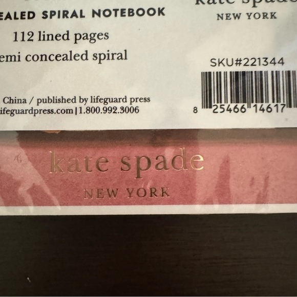 Kate spade New York Bookshelf colorful spiral Notebook animals plants - Picture 6 of 8